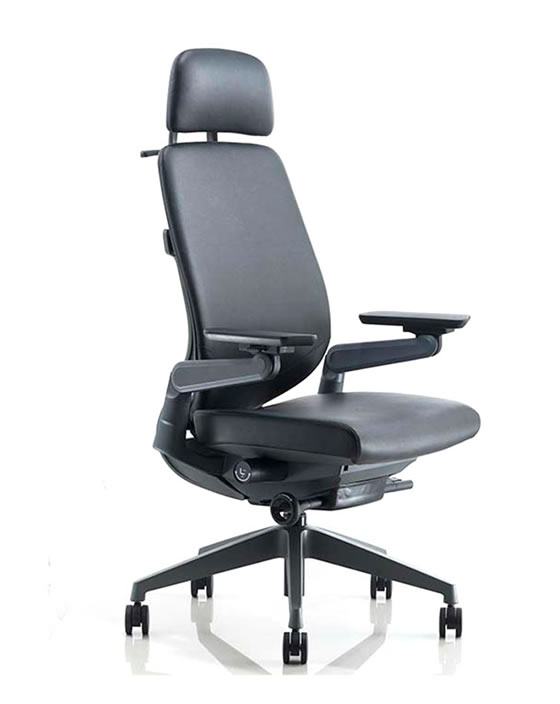 ERGOMAN HIGH BACK CHAIR (LEATHER); Ergonomic chair