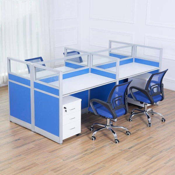 Elevate Productivity and Comfort with Our 4-in-1 Workstation in Captivating Blue and More Shades! Discover the Ultimate Workspace Transformation for Unmatched Efficiency and Serene Comfort.