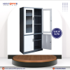 steel office furniture metal filling cabinet and 2 glass door file cabinet.