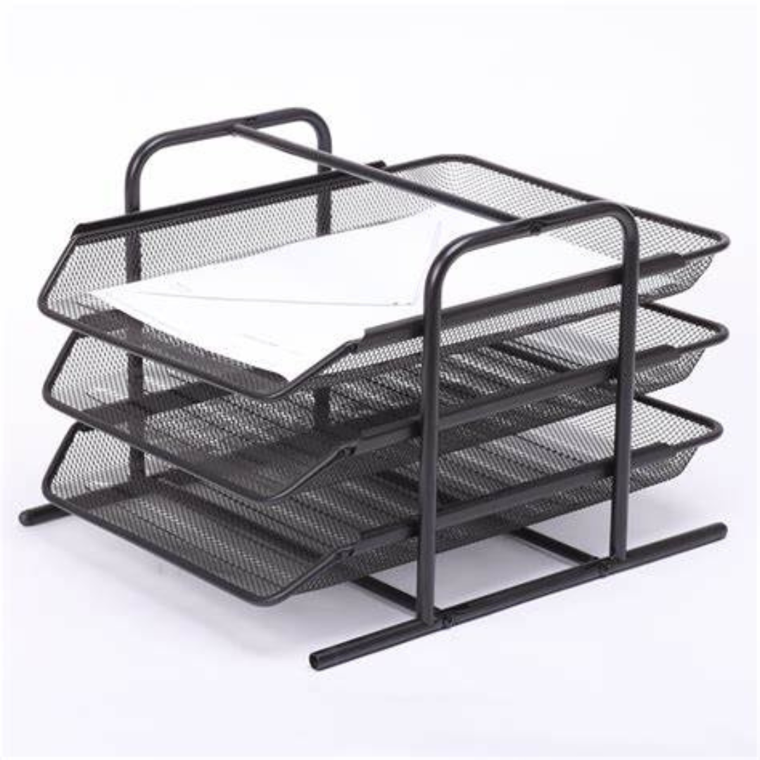 3-tier Mesh File Tray (Desk Organizer)